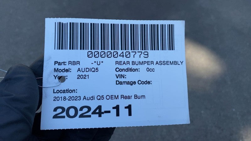 ⭕ 2018 2019 2020 2021 2022 2023 Audi Q5 Rear Bumper Cover Panel Assemb