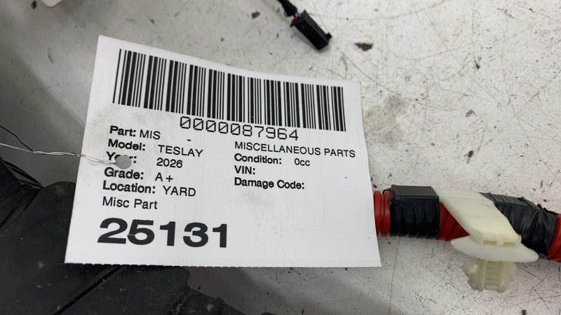 ⭕ 2025-2026 Tesla Model Y Front End Main Body Wiring Harness Cable Wir