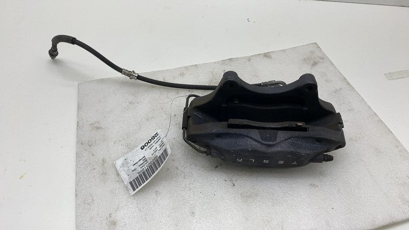 2012-2020 Tesla Model S MS Front Driver Side Caliper w/ Brake Hose Line Left LH