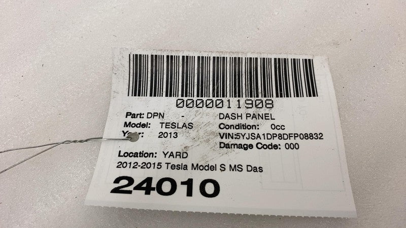 ⭕ 2012-2015 Tesla Model S Dashboard Instrument Panel Dash Trim Cover B