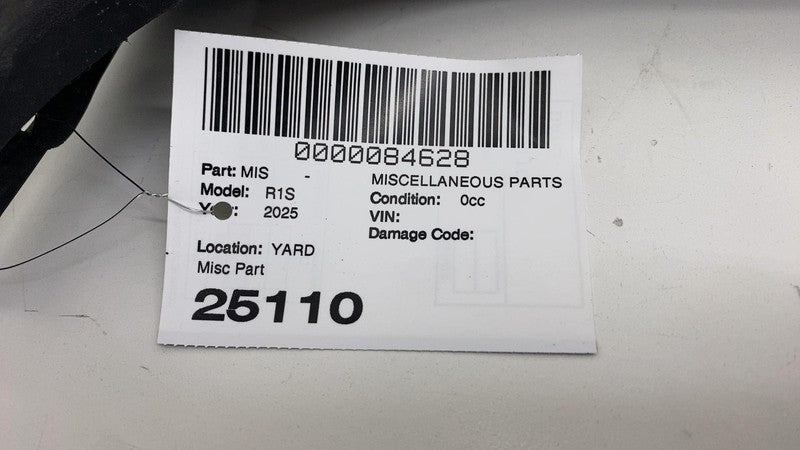 ⭕ 2022-2025 Rivian R1S Underhood Rearward Closeout Trim Cover Panel PT