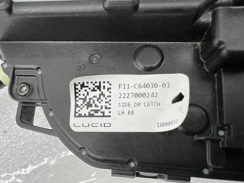 P11 C64030 03 ⭕2022-2024 Lucid Air Rear Driver Side Door Lock Latch Left LH Assy P11-C64030-03