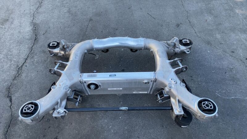 1836110299441 2018-2020 BMW 530e Rear Suspension Undercarriage Subframe Crossmember Cradle RWD