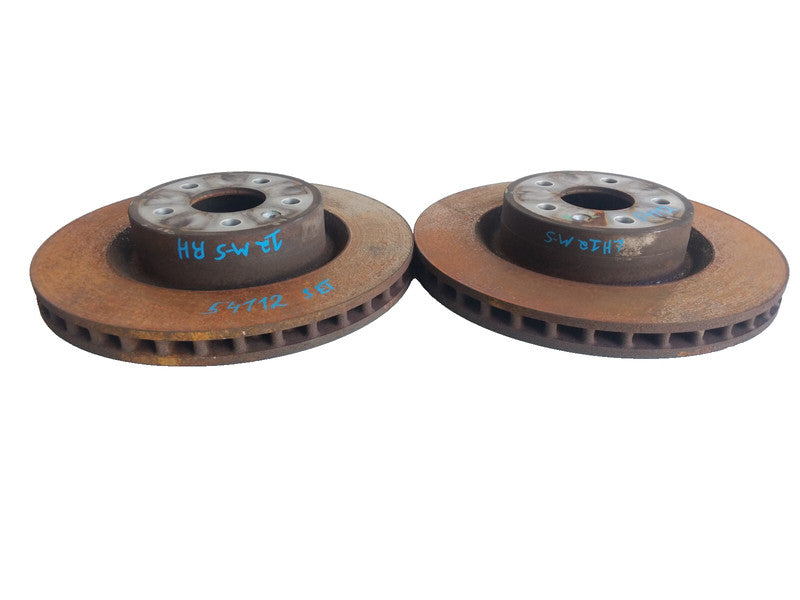 ⭕ 2012 2013 2014 2015 Tesla Model S Front PAIR Left & Right Brake Disc