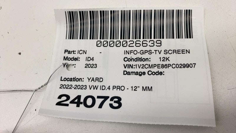 ⭕ 2022 2023 ID.4 GPS Navigation Display Screen Unit PRO - 12" MMI OEM 