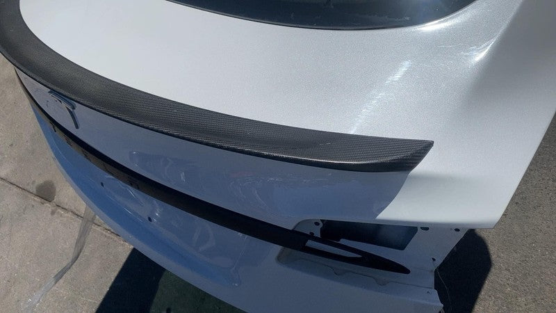 ⭕2012-2015 Tesla Model S Rear Tailgate Hatch Panel & Liftgate Glass Wh