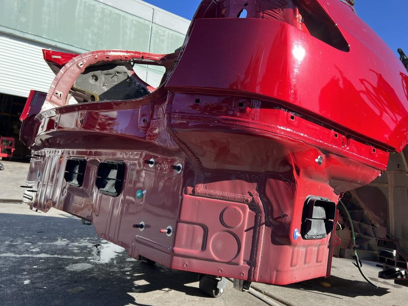 ⭕ 2016-2020 Tesla Model X Rear Quarter Panel Structural Frame Cutout Red - PPMR