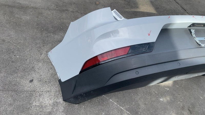 ⭕2021-2023 Polestar 2 Rear Bumper Cover Assy w/ Park Sensor & Valance Silver 729