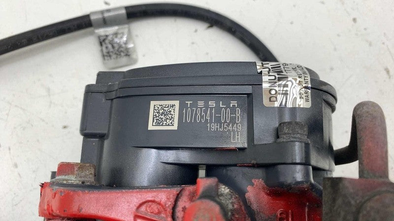 ⭕16-20 Model X Rear Driver Side Caliper Red w/ Brake Hose Line Left 10