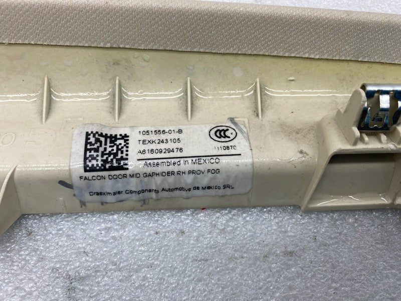 1053729 00 B ⭕16-20 Model X MX Passenger RH Side Falcon Door Mid Gap Hider Right 1053729-00-B