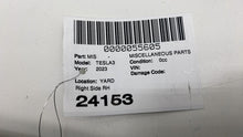 2017-2023 Tesla Model 3 Right B-Pillar Applique Glass Trim Molding w/ Camera RH