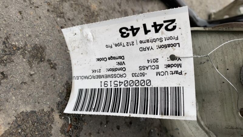 ⭕ 2012-2016 Mercedes Benz E350 E-Class Front Subframe Engine Crossmember OEM RWD