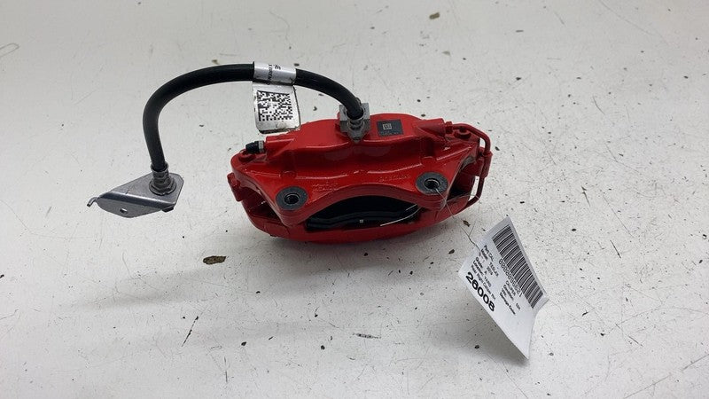 ⭕ 2016-2020 Tesla Model X Rear Caliper w/ Brake Hose Line Right Red 10