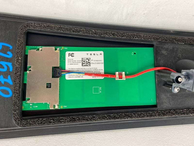 1496709 00 B ⭕2021-2023 Tesla Model S Right B-Pillar Applique Glass w/ Camera RH 1496709-00-B