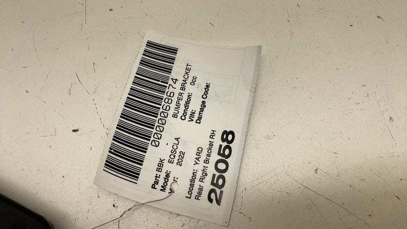 A 297 885 02 04 ⭕ 2022 Mercedes-Benz EQS 450+ V297 Rear Right Bumper Support Bracket A2978850204