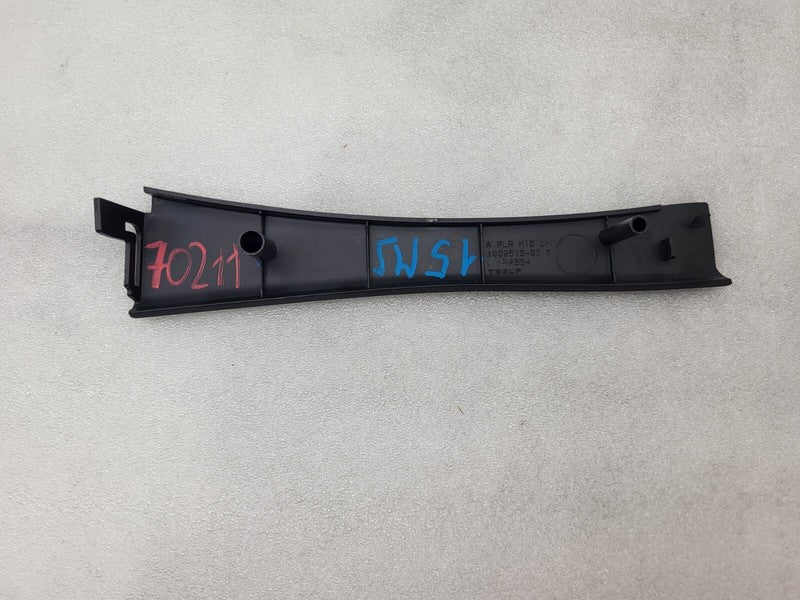 100251500D ⭕12-20 Model S Front Driver Side Mid A-Pillar Trim Cover Panel Left 1002515-00-D