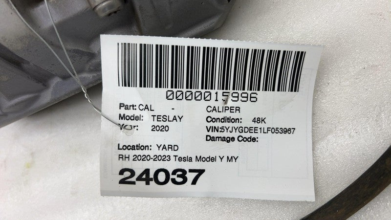 ⭕ 20-23 Model Y Front Passenger Caliper w/ Brake Hose Line Right RH 11