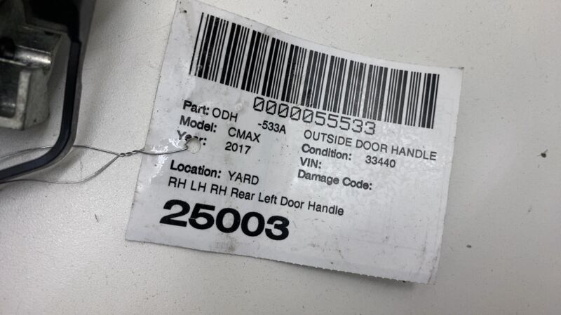 2013-2018 Ford C-Max Rear Driver Side Exterior Outside Door Handle Left Gold GN