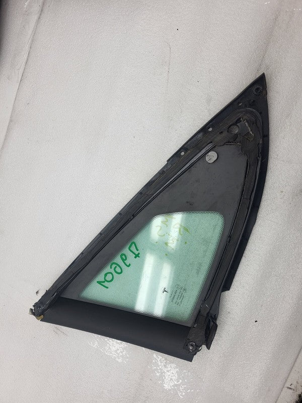 E6 43R-008010 ⭕ 2012-2020 Tesla Model S Rear Passenger Side Quarter Fixed Glass Right Assembly