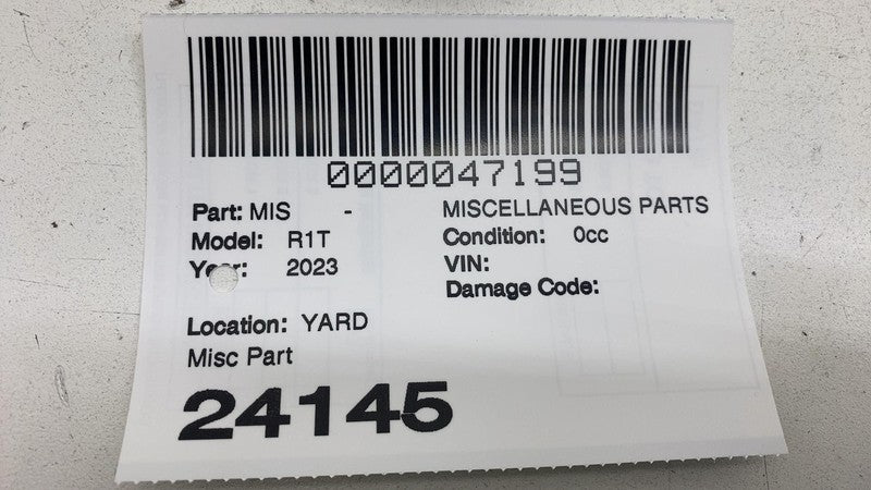 PT00002098L ⭕22-24 Rivian R1T Rear Gear Tunnel Emergency Release Control Button PT00002098-L