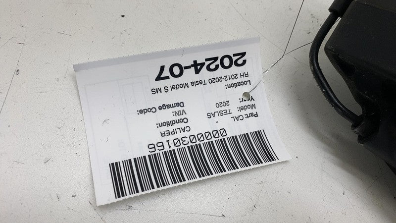 104264000F 2012-2020 Tesla Model S Front Side Caliper w/ Brake Hose Line Right 1042640-00-F