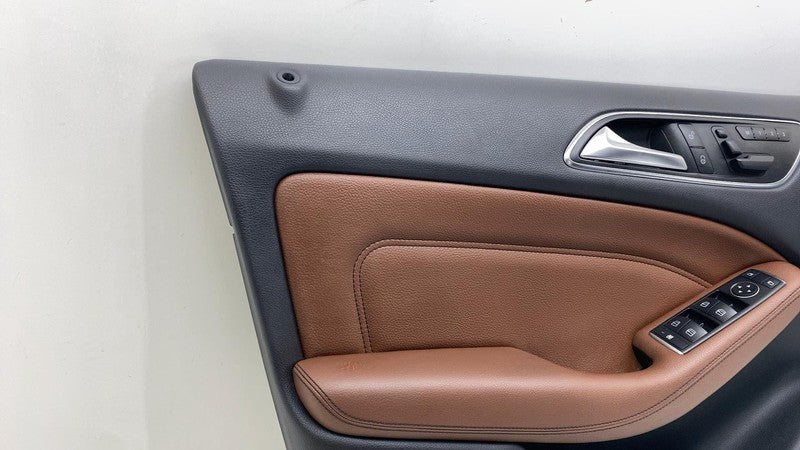 A0028201901 ⭕ 14-17 Mercedes-Benz B-Class Front Driver Side Door Panel Trim Cover Brown Left