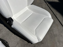 ⭕ 18-20 Tesla Model S Left & Right Front Bucket Seat + Rear 2nd Row Seat White