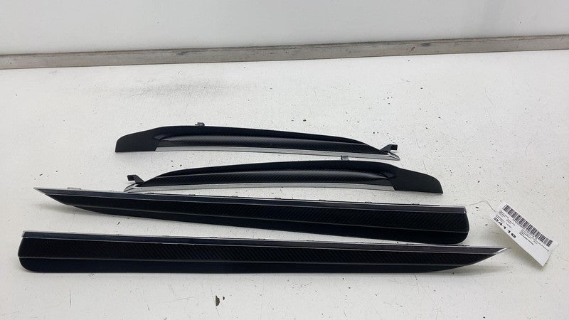 ⭕ 21-23 Model X Front & REAR Door CARBON FIBER TRIM 1661564-00-C / 164