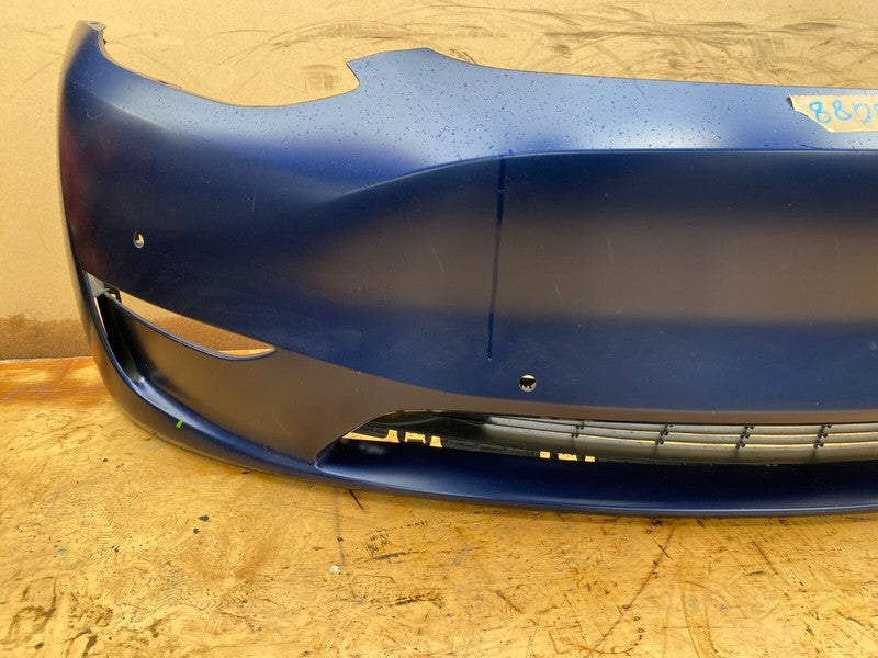 ⭕ 20-23 Tesla Model Y Front Bumper Cover Deep Blue Metallic - PPSB 154