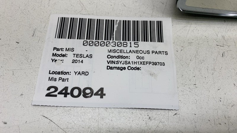 ⭕ 12-15 Model S Front Windshield Interior Rear View Mirror w/ Cover 60