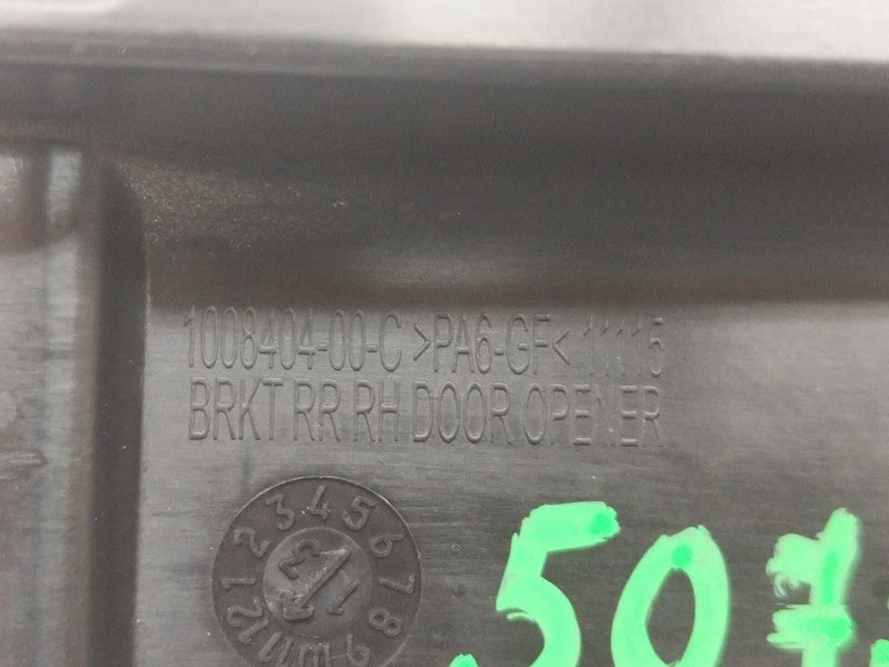 1008404-00-C ⭕ 12-20 Model S Rear Passenger Door Opener Mount Trim Bracket Right 1008404-00-C