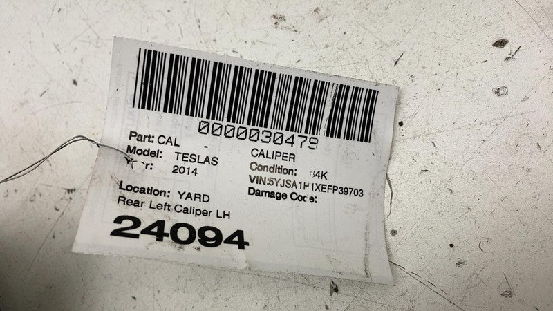 6006434-00 ⭕12-20 Tesla Model S Rear Driver Side Caliper w/ Brake Hose Line Left 6006434-00