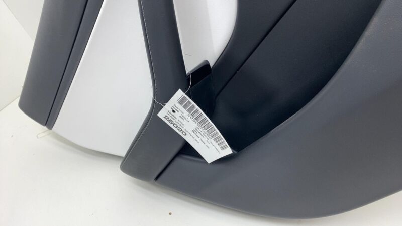 1105095 00 2017-2020 Tesla Model 3 M3 Rear Driver Side Door Panel Trim Cover White Left LH