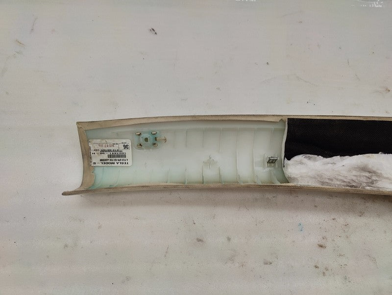 ⭕ 12-15 Model S Front Left & Right Upper A-Pillar Trim 1007441-00-H/10