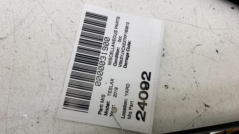 16-20 Model X Right B-Pillar Applique Trim Molding w/ Camera & Seal 10