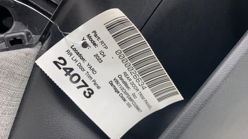 ⭕ 2021-2023 Volkswagen ID.4 Rear Left Door Trim Card Cover Panel Assy 11K867179