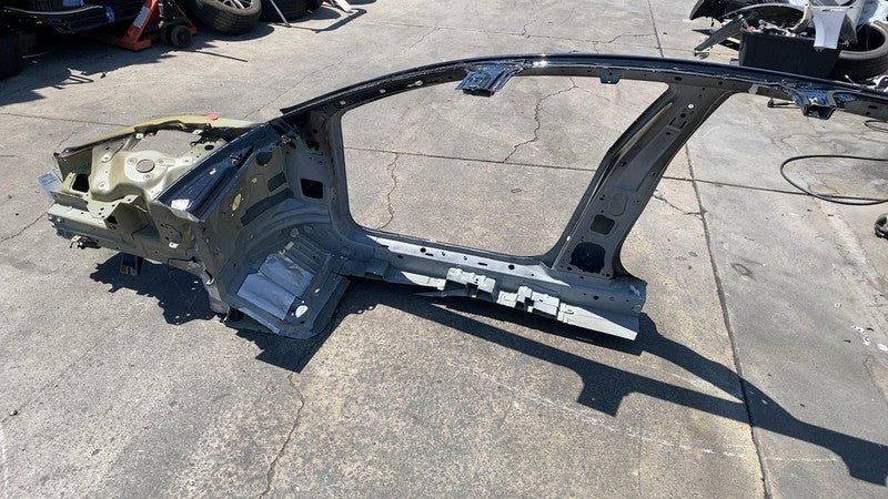 ⭕ 24-25 Model 3 Front Right A + B Pillar Structural Frame Horn Cut Black - PBSB