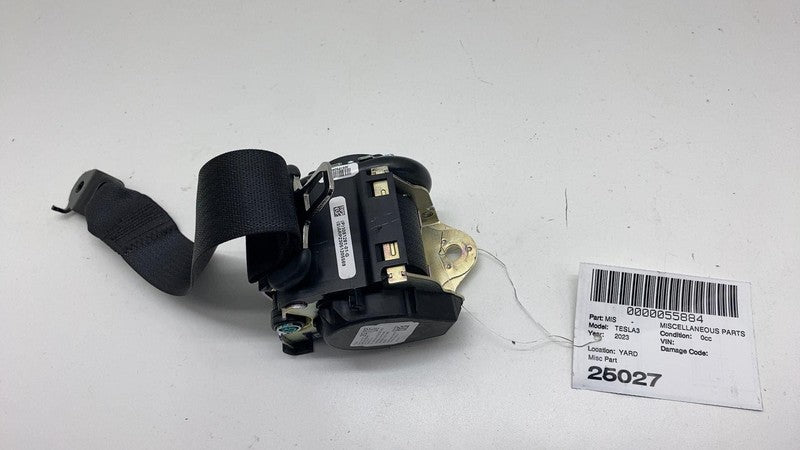 108128101G 2017-2023 Tesla Model 3 M3 Rear Left or Right 2nd Row Seatbelt Retractor LH = RH