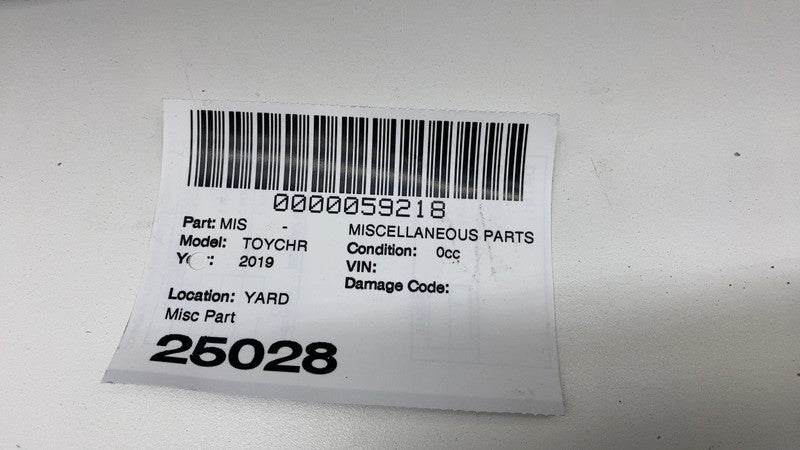 ⭕ 2019 Toyota C-HR Front Driver Side Interior Door Panel Trim Card Lef