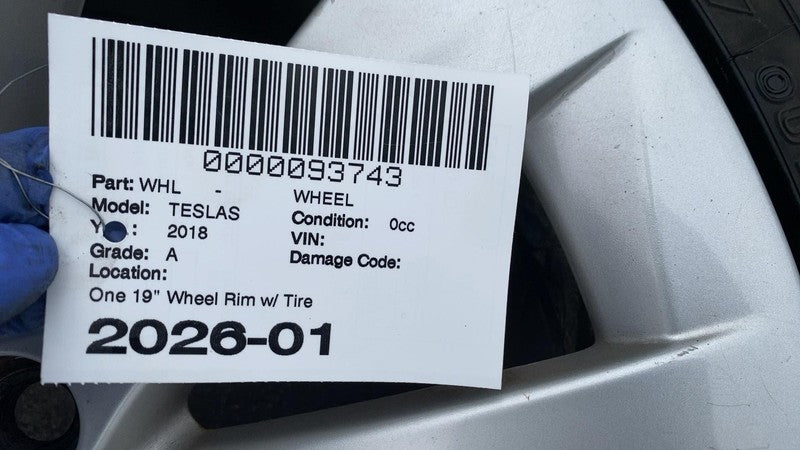 ⭕ 2016-2020 Model S MS Wheel Rim 245/45 ZR19 102W + Tire 245/45R19 105