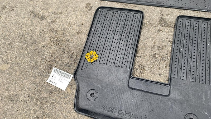 PT00818683-A ⭕ 22-25 Rivian R1S Front & Rear Floor All Weather Carpet Cover Mat PT00818683-A