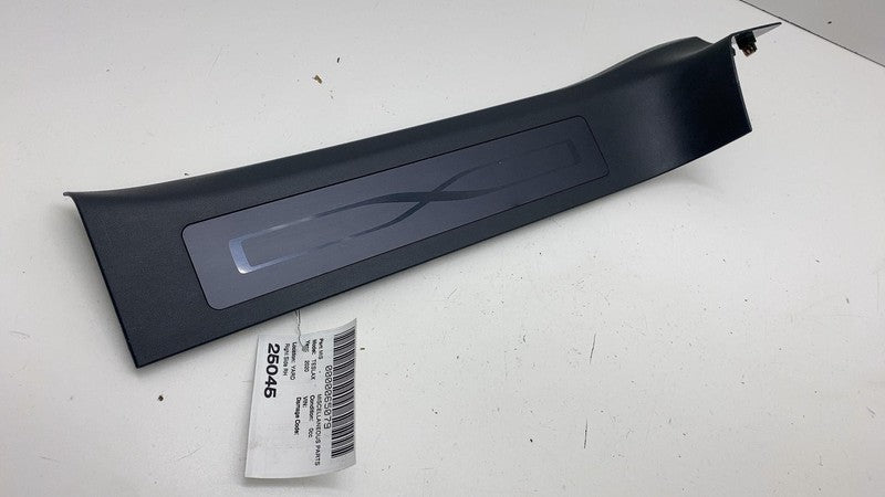 ⭕ 16-20 Model X Rear Right Side Door Sill Scuff Plate Trim Cover RH 11