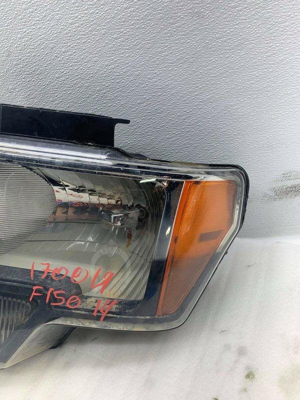 ⭕09-14 Ford F-150 Front Driver Side Halogen Headlight Head Lamp Left 1