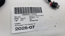 ⭕ 2020-2023 Tesla Model Y Front Bumper Wire Wiring Harness Suit w/ Foglamp Type