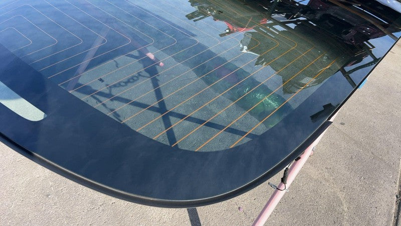 ⭕ 17-20 Model 3 M3 Rear Trunk Panoramic Backlite Glass Back Section 14