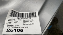 ⭕ 2023-2024 Toyota Prius Rear Right Quarter Panel Structural Cutout Silver - 1L0