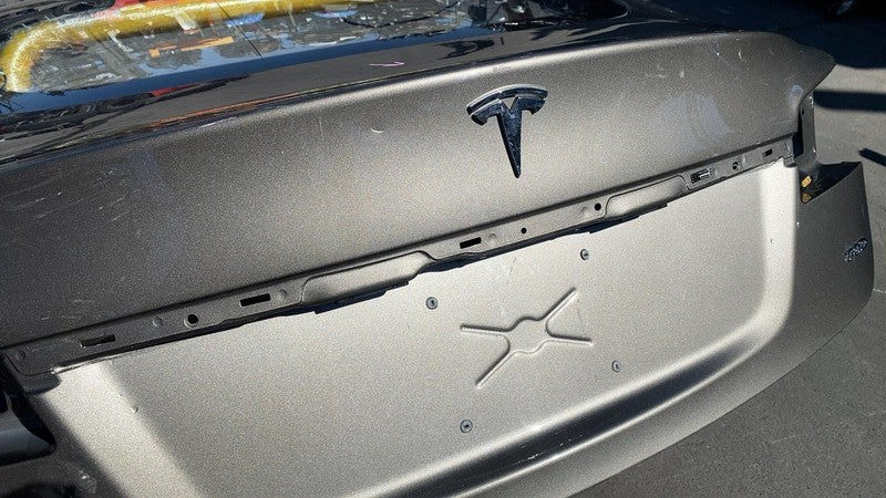 ⭕ 2012-2015 Tesla Model S Rear Trunk Liftgate Hatch Panel w/ Window Gl