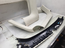 ⭕ 15-20 Tesla Model X Headliner Interior Pillar Falcon Door Trim Garnish Cream