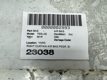 ⭕ 2012-2020 Model S Passenger Side Roof Curtain Safety Airbag Right 1005262-00-D