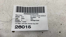 ⭕ 2022-2024 Rivian R1T Rear Left Exterior Door Handle Gray - EXP005 PT00003273-J